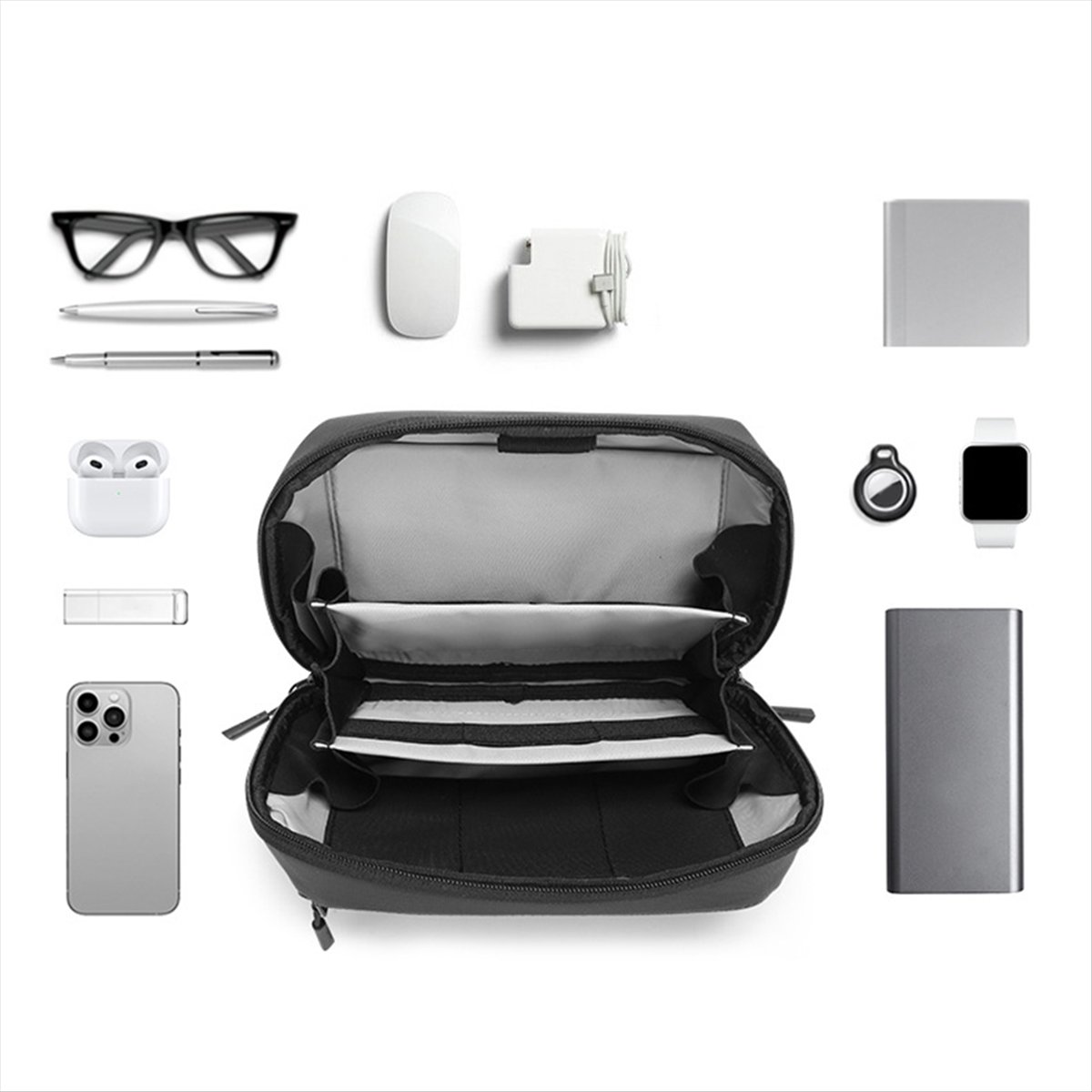 ☶❈＊♥AC1579-Waterproof Tech Pou - đánh giá và giá Tech Accessories Storage
