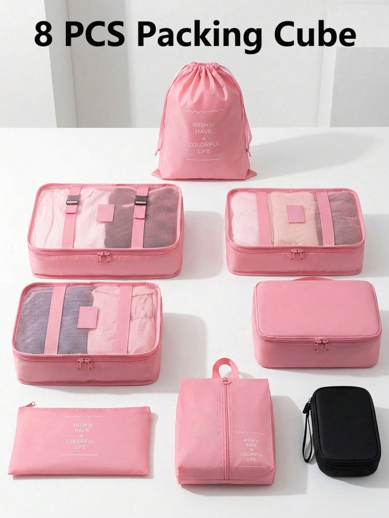 Set Packing Cubes& Travel Cabl - đánh giá và giá Tech Accessories Case