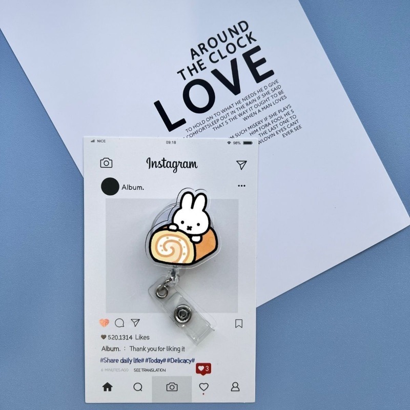 Kawaii Miffy Retractable ID Ba - đánh giá và giá Kawaii Tech Accessories