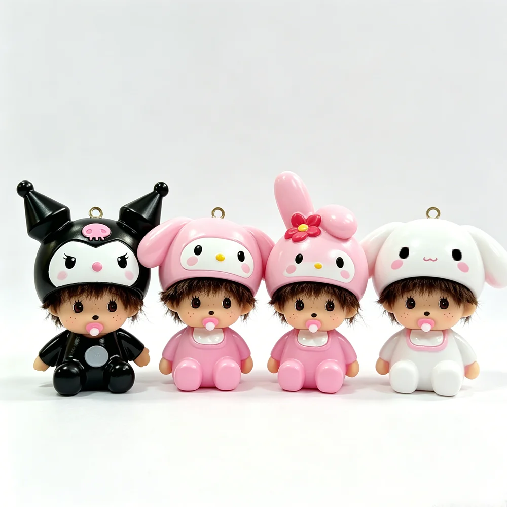 Sanrio Monchhichi Keychain 6pc - đánh giá và giá Kawaii Tech Accessories