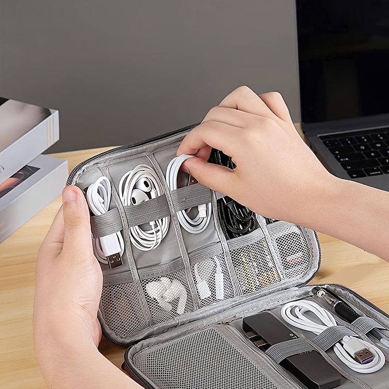 1PC Travel Cable Organizer Cas - đánh giá và giá Tech Accessories Travel Organizer Pouch