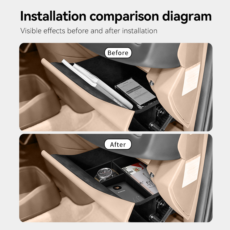 Glove Box Organizer Divider fo - đánh giá và giá Tech Car Accessories