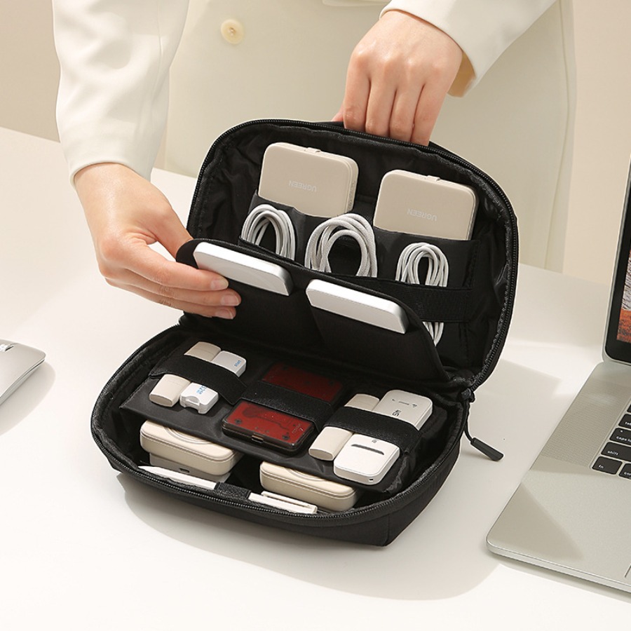 Portable Travel Cord Organizer - đánh giá và giá Tech Accessories Travel Organizer Pouch